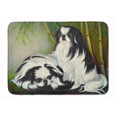 Carolines Treasures Japanese Chin Bamboo Garden Machine Washable Memory Foam Mat MH1044RUG